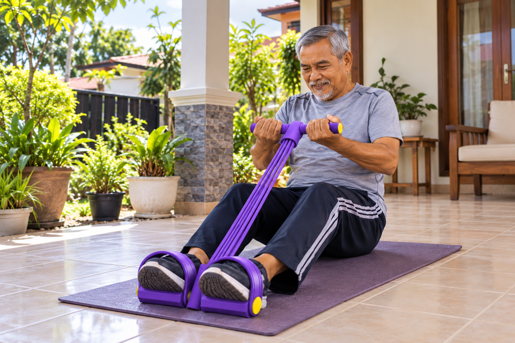 Pedal Fit digunakan di rumah